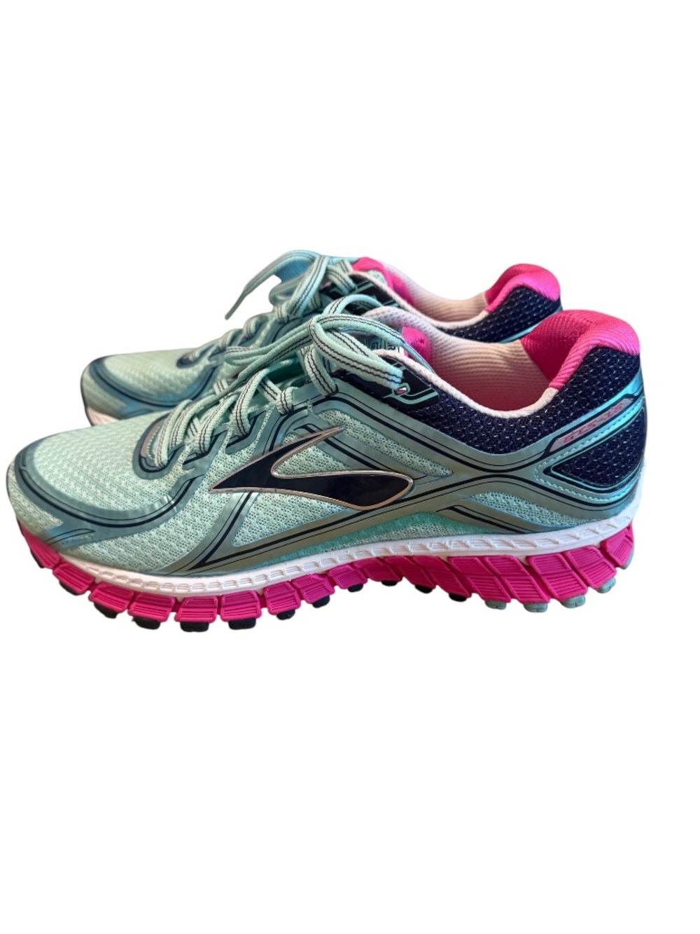 Brooks Adrenaline GTS 15 Running Shoes Women’s 9.5 Teal Pink